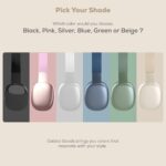 Gabba Goods Platinum Vibe Over-Ear Bluetooth Headphones