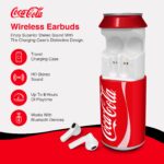 Coca-Cola Wireless Earbuds with Can Shaped Charging Case