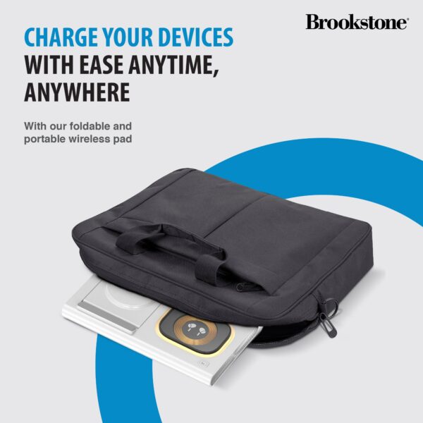 Brookstone 3-in-1 Wireless Charger Stand Fast Charging Station for iPhone 15,14,13,12 Pro Max Series, All iWatch Series, | iPhone Wireless Charging Station…